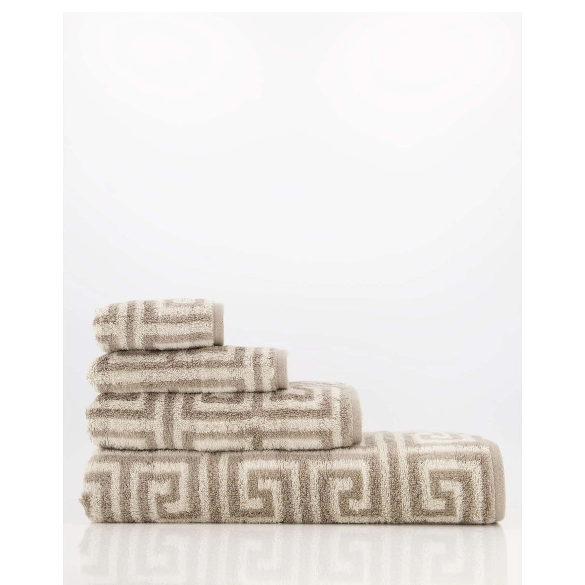 Cawö Håndkle Noblesse Elegance Mørk/Lys Beige