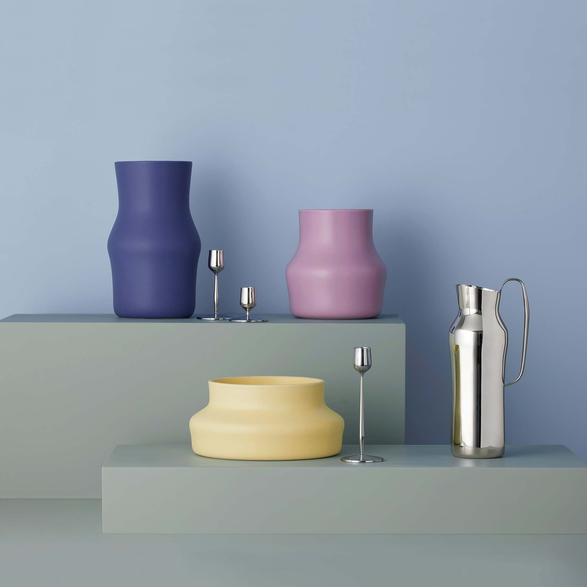 Lysestake Dorotea Blan Stål