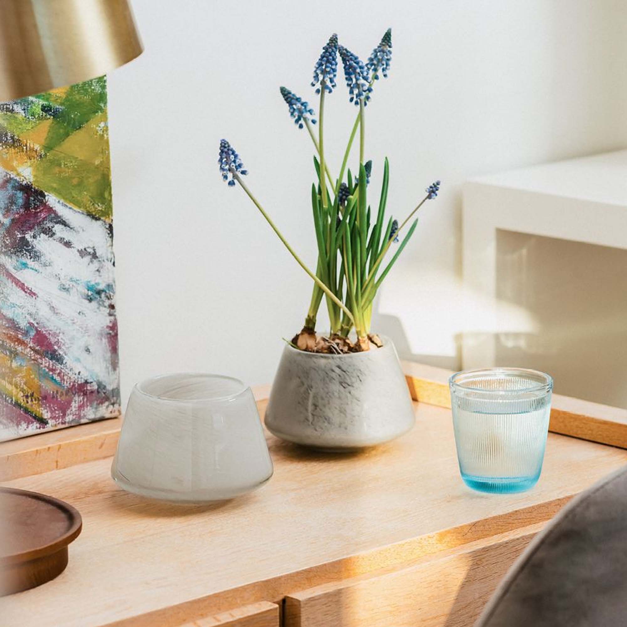 Hadeland Glassverk Lyslykt Dugg 8,5cm