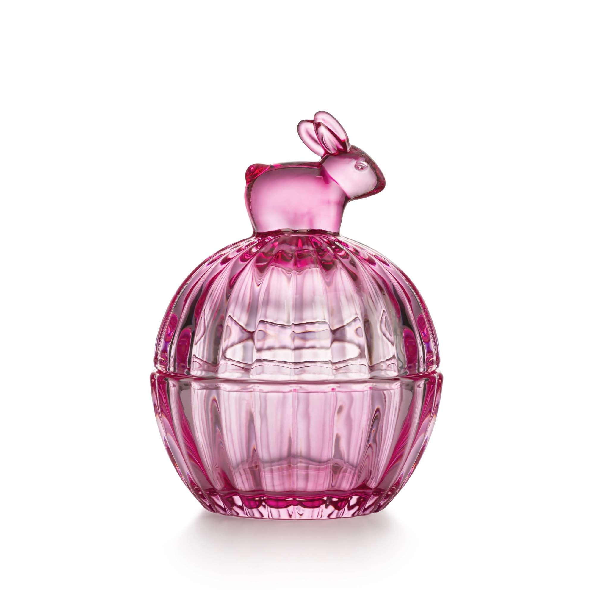 Hadeland Glassverk Glasskål Hare m/Lokk 12,5cm