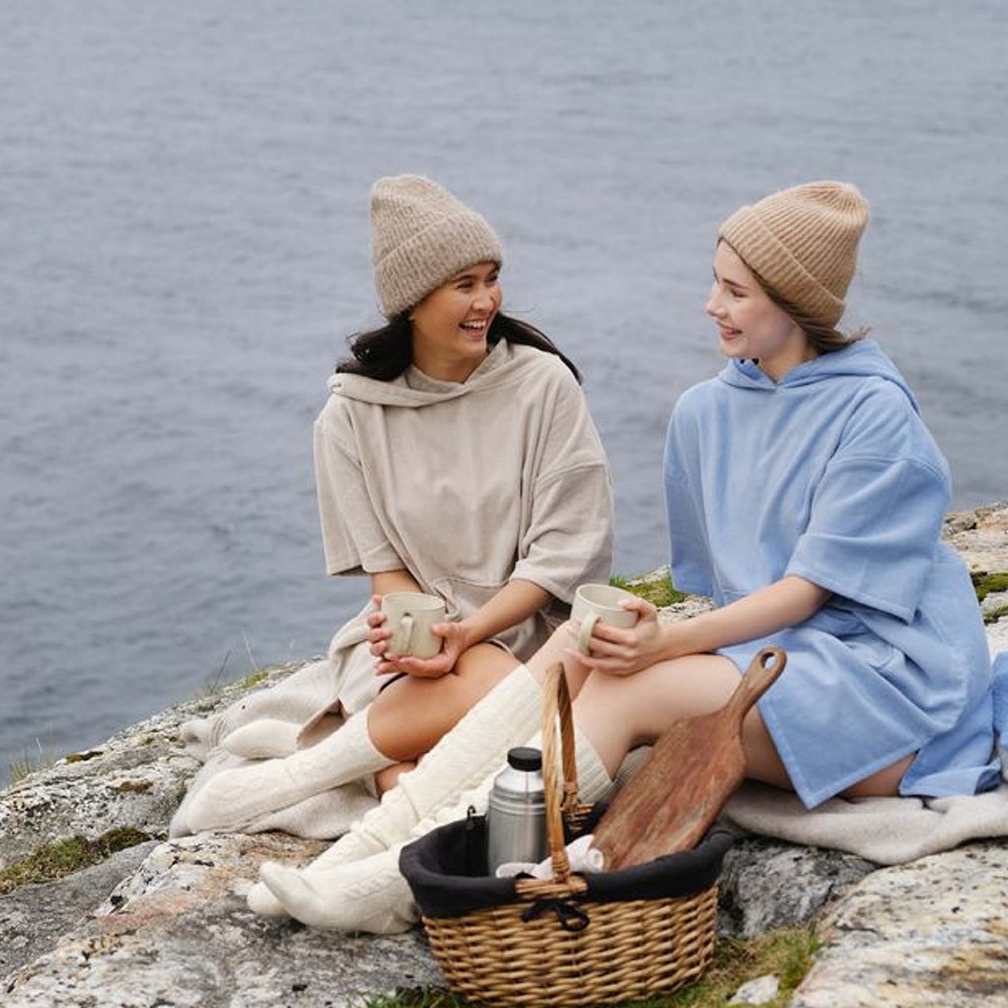 Høie Chill Badeponcho Beige