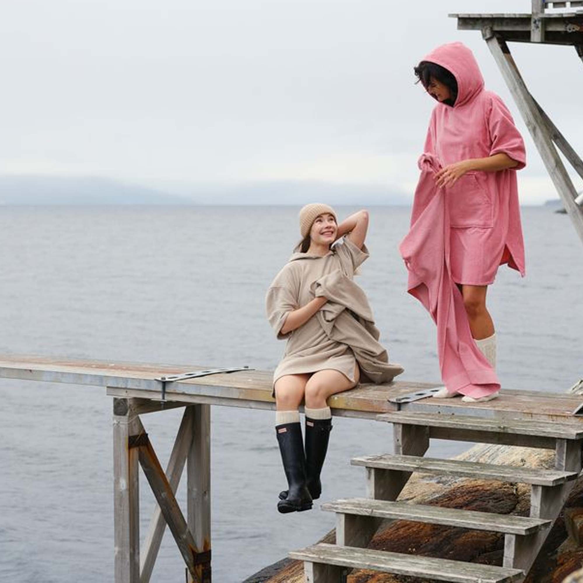 Høie Chill Badeponcho Rosa