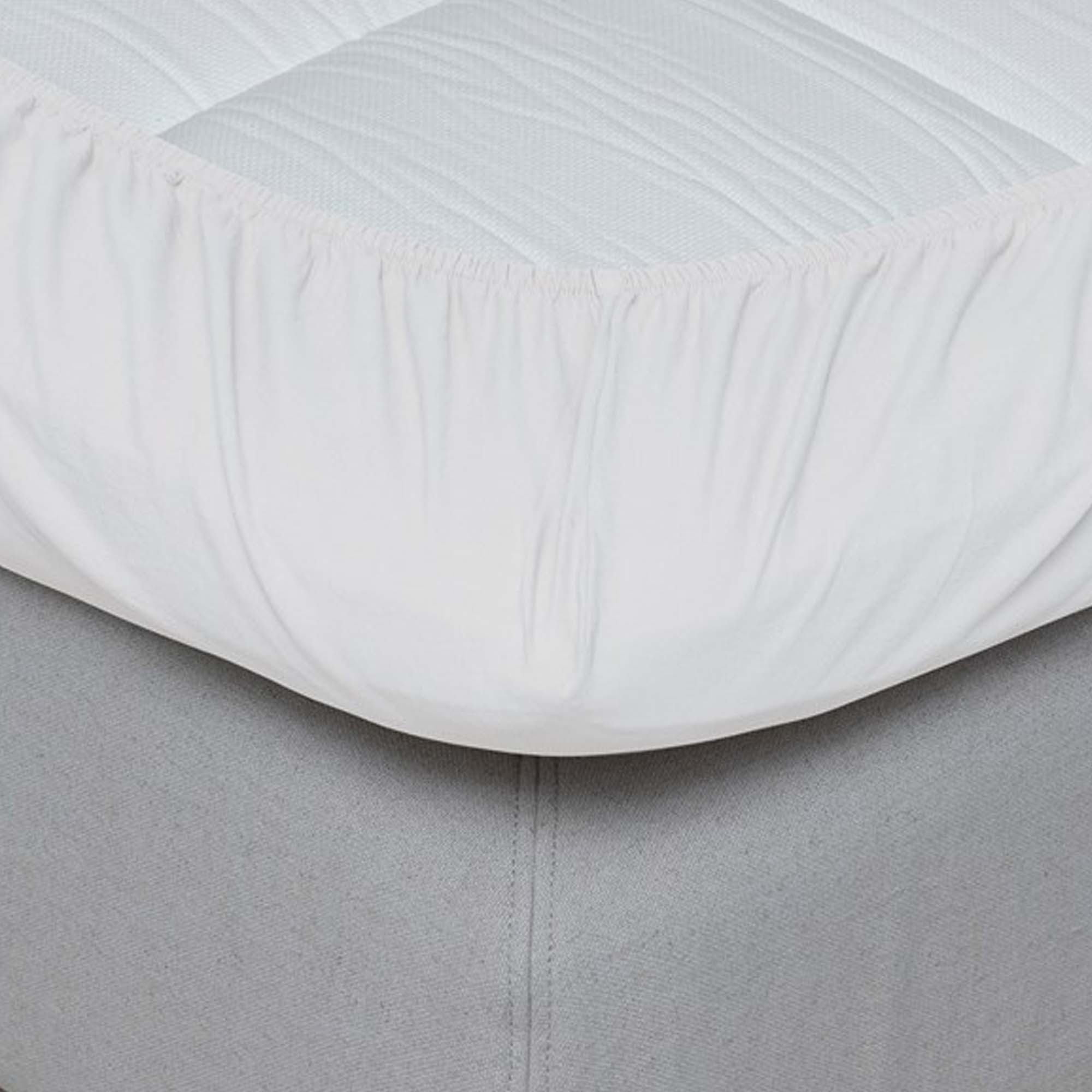 Høie Formsydd Jerseylaken Hvit