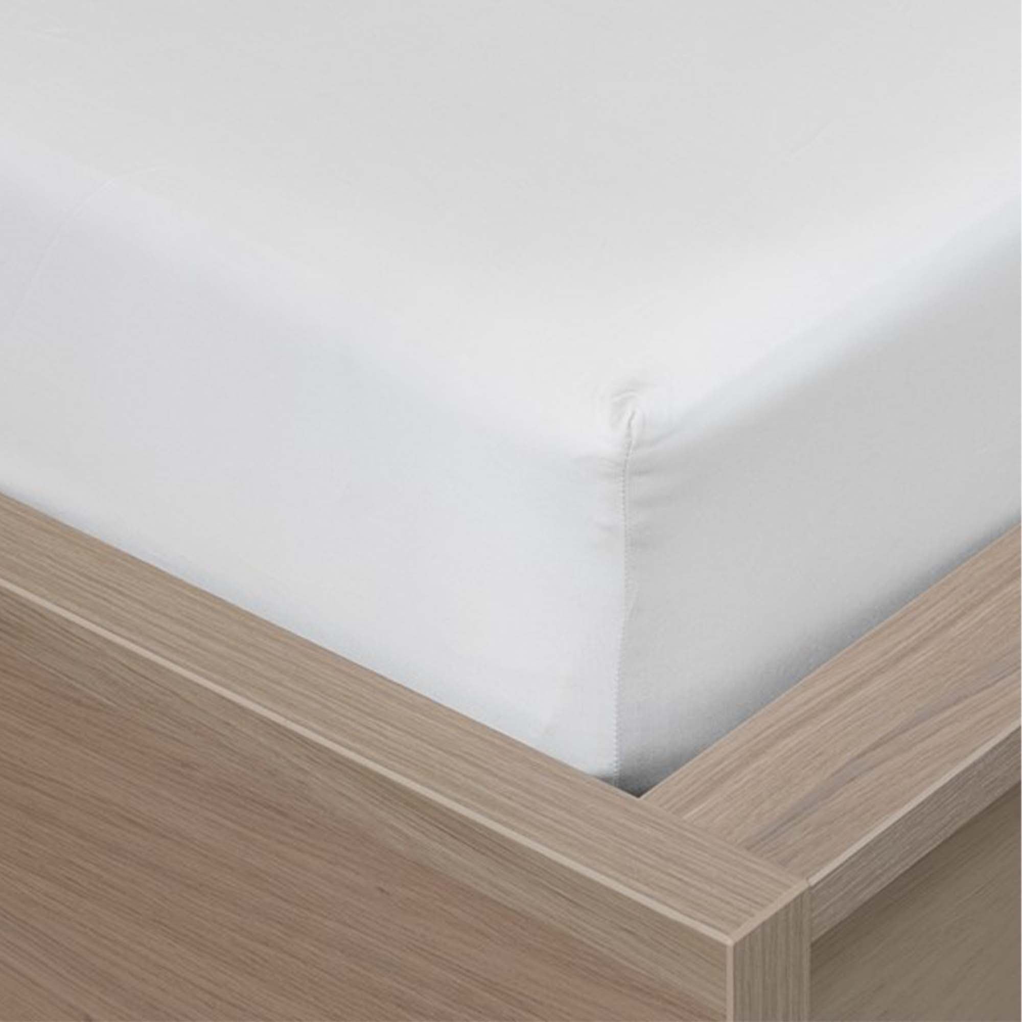 Høie Formsydd Laken Bomull - Hvit