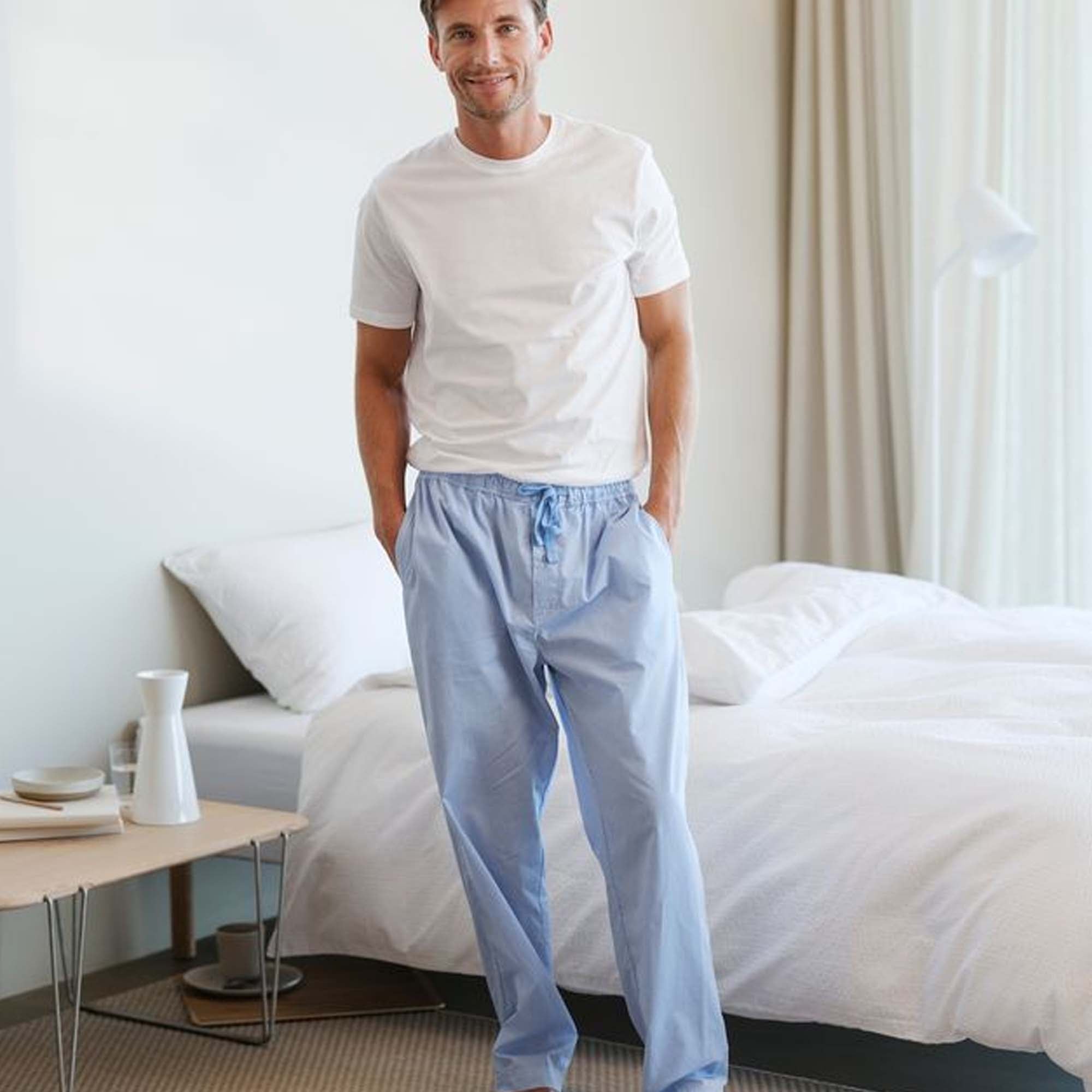 Khios Pyjamasbukse Herre Blå