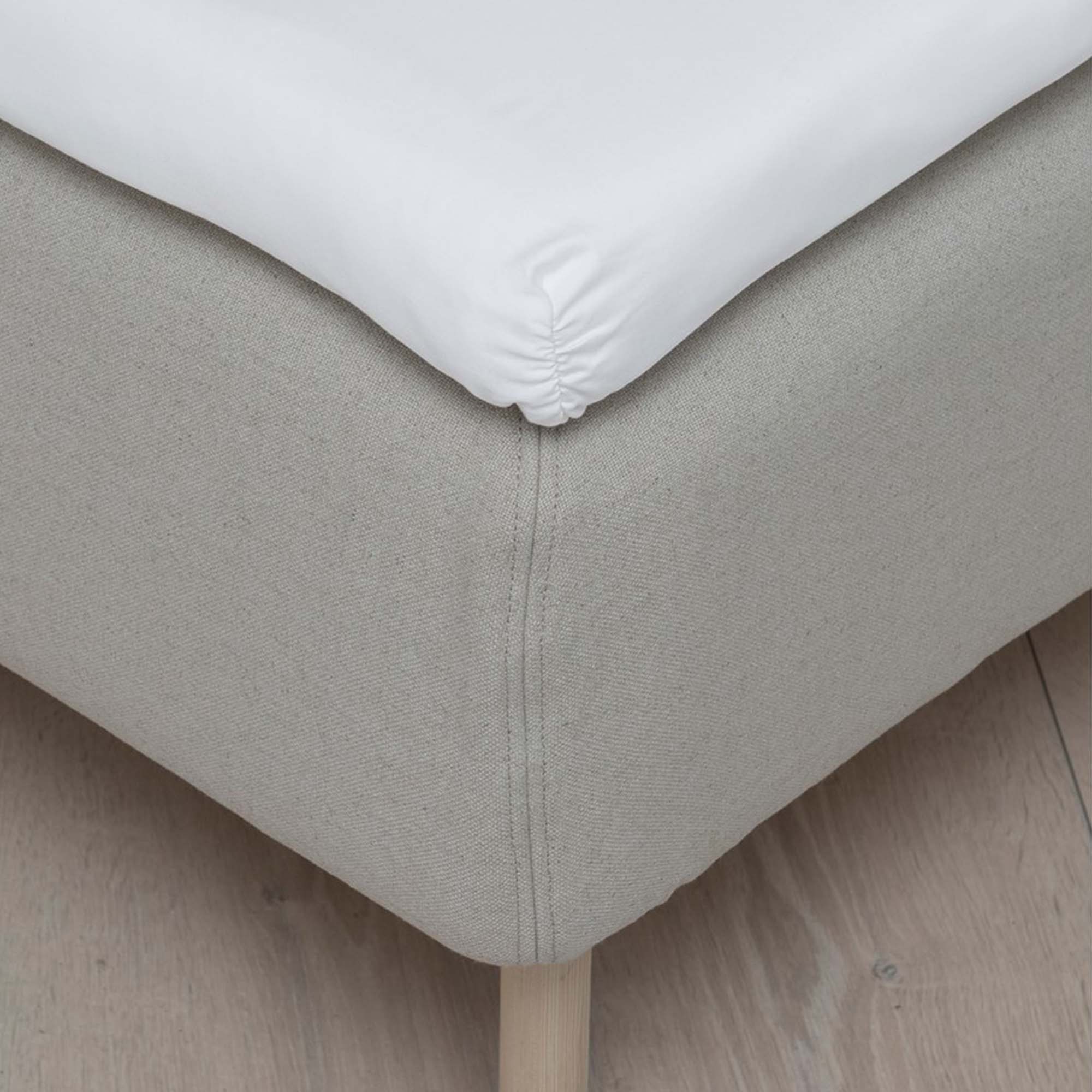 Høie Konvoluttlaken Sateng  Hvit