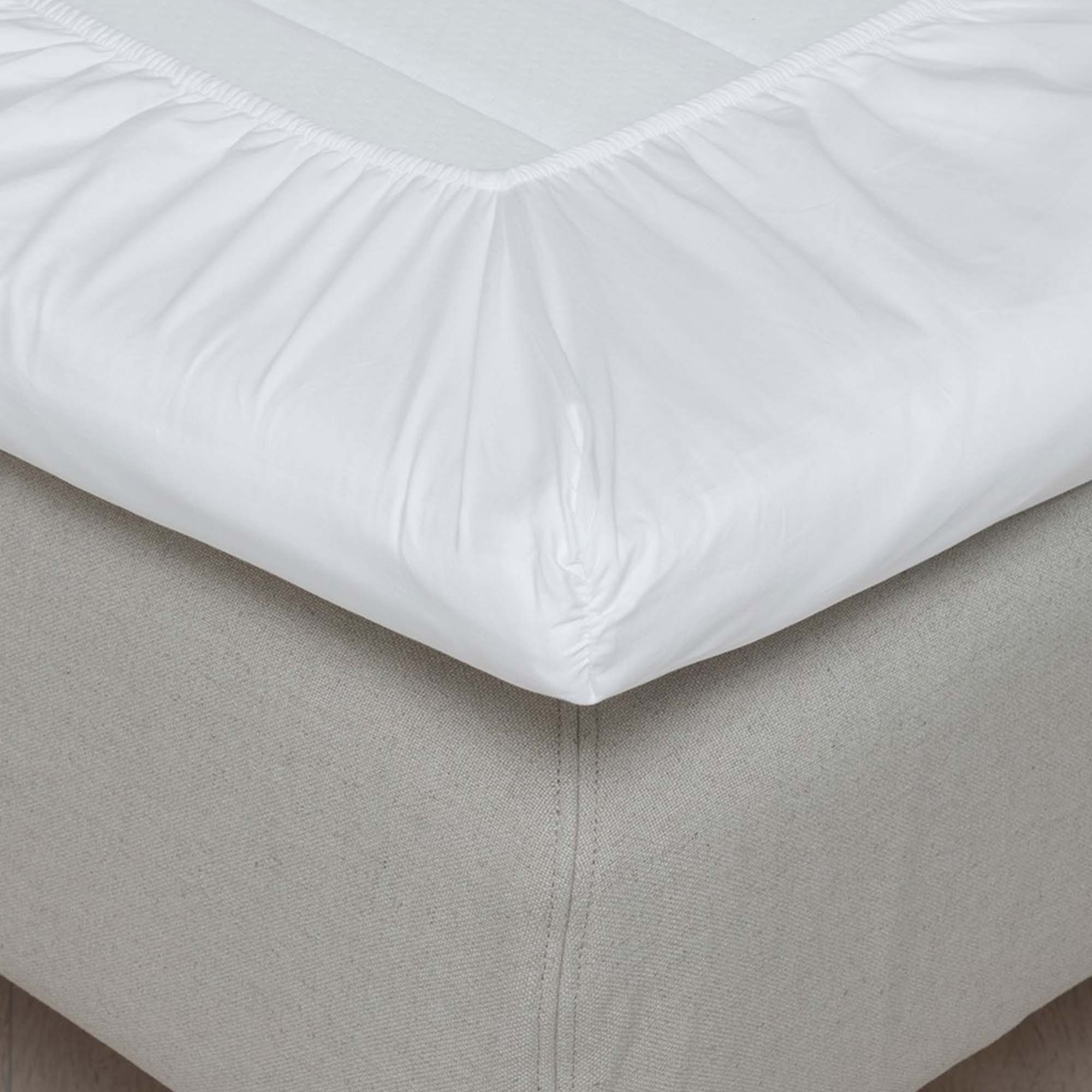 Høie Konvoluttlaken Sateng  Hvit