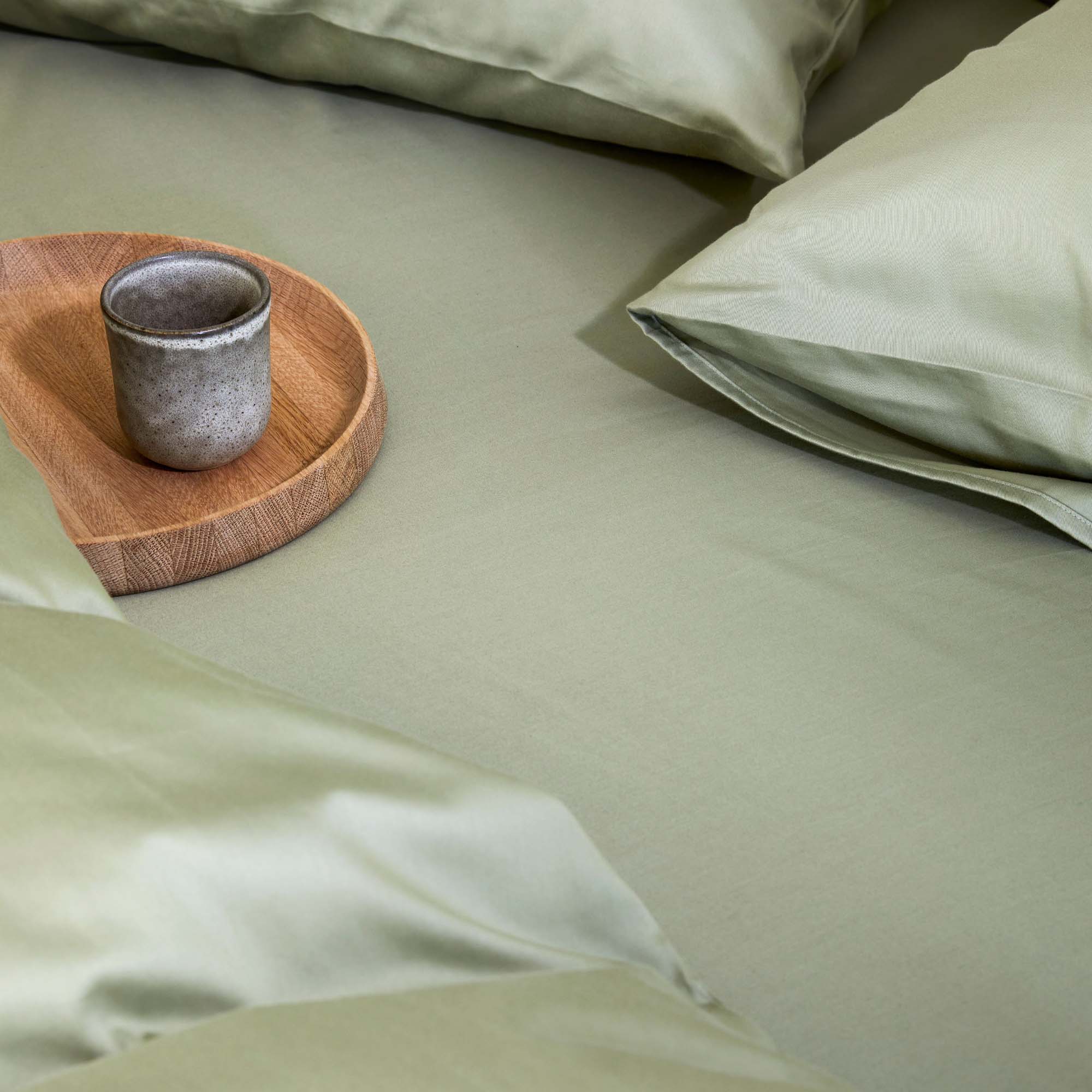 Høie Formsydd Laken Harmoni Lys Grønn