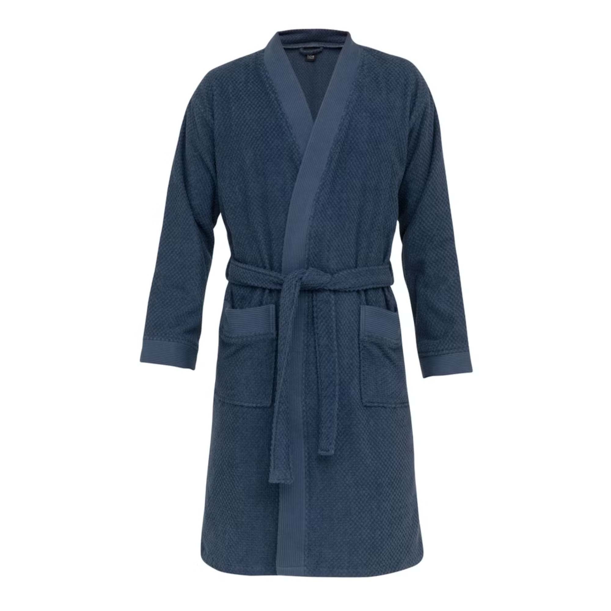 Høie Luno Morgenkåpe Herre Mørk Blå