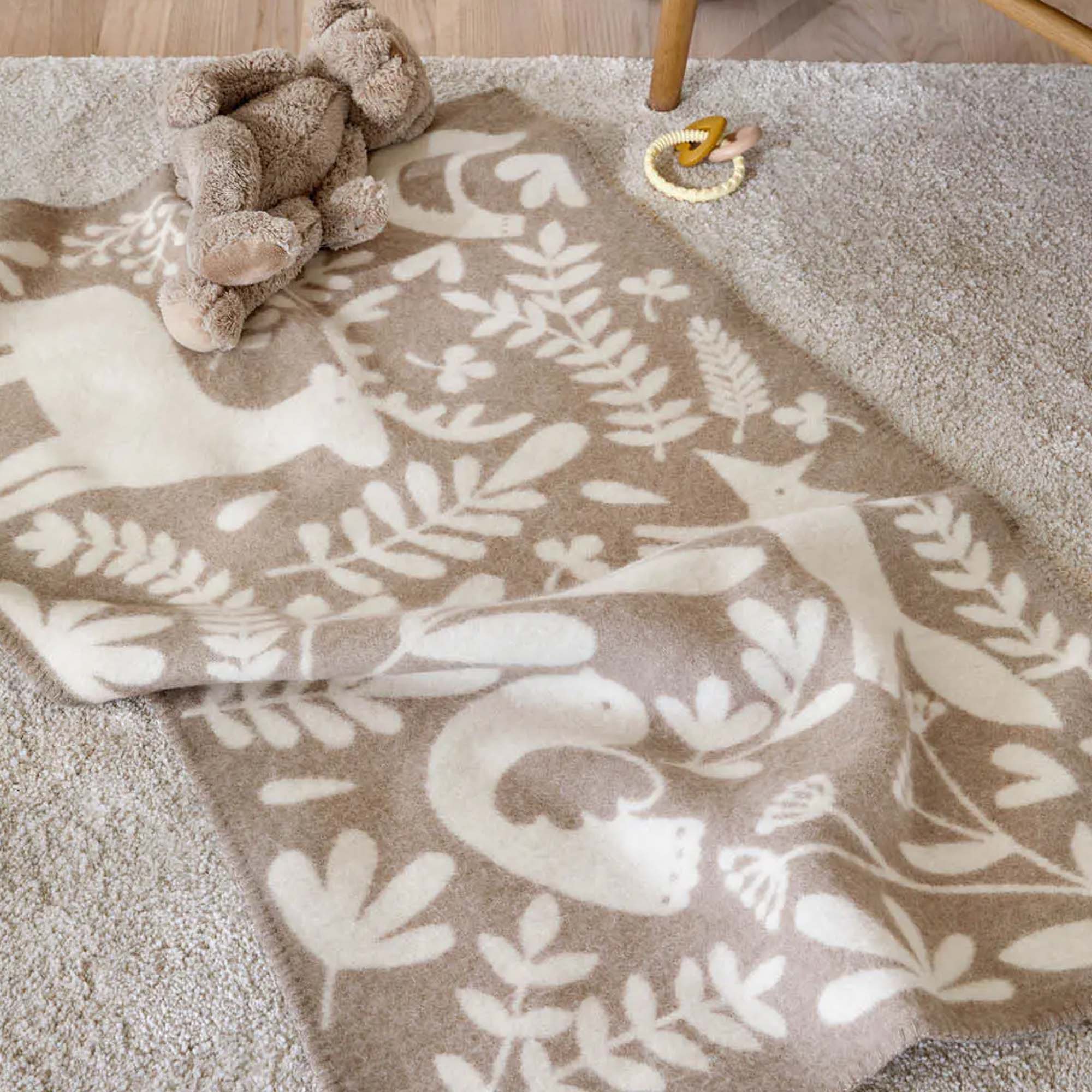 Høie Skattekammer Ullpledd Beige Barn