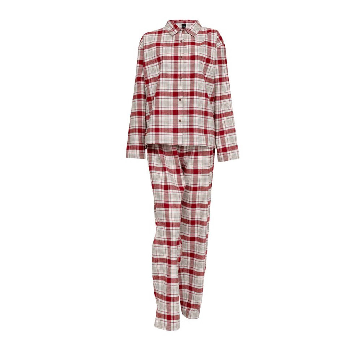 Høie Gabriel Pyjamas Flanell Dame Rød