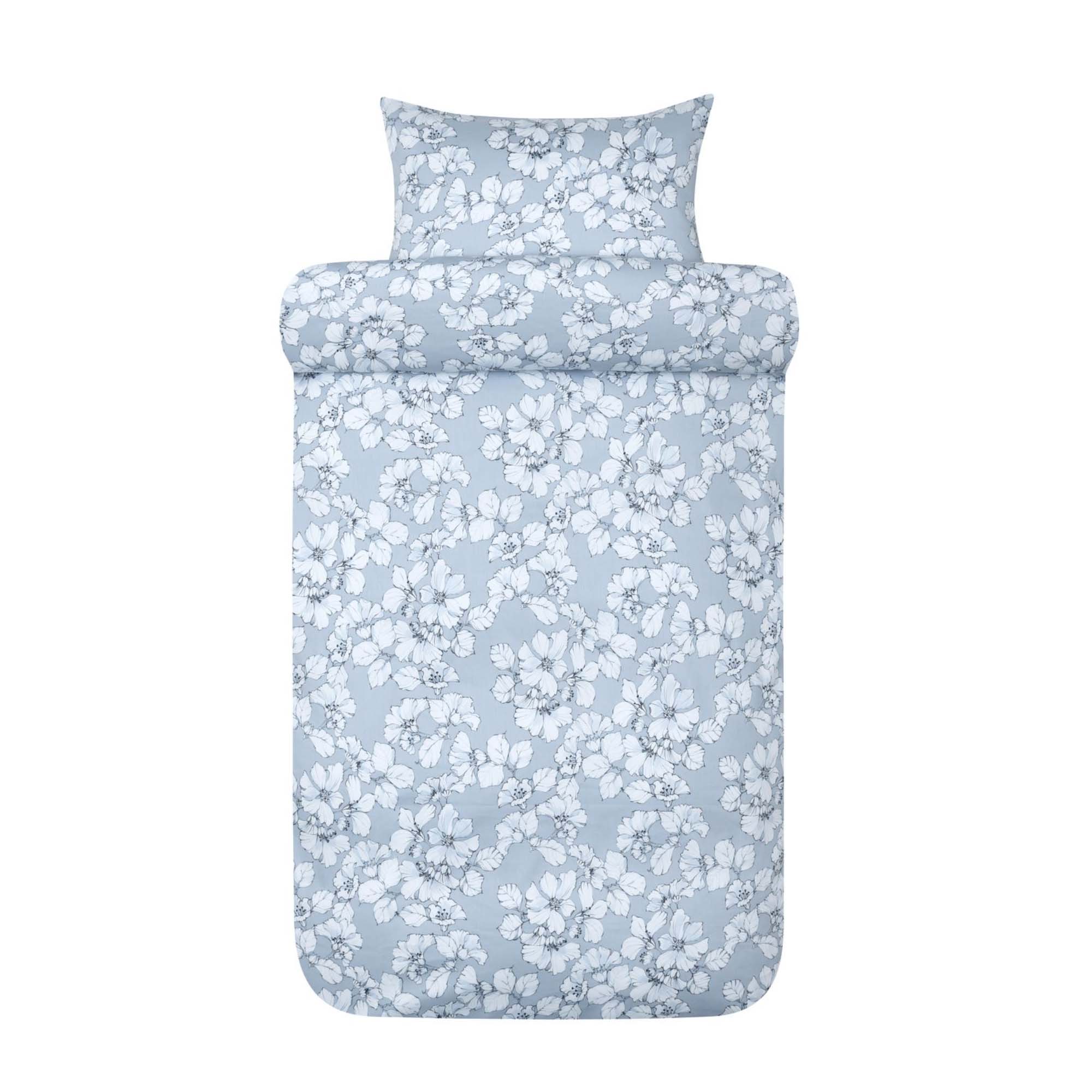 Høie Satengsengesett Amelia Dus Blå