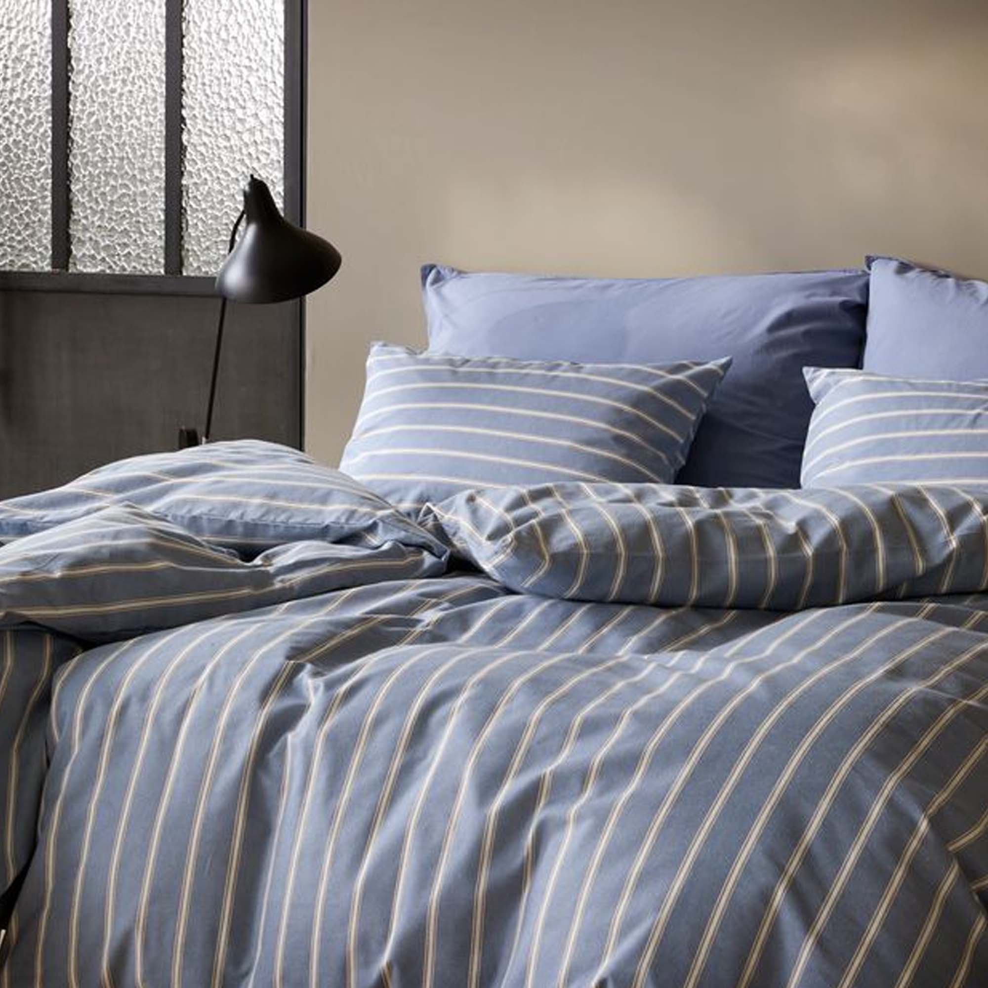 Høie Sengesett Henning Flanell Dus Denimblå