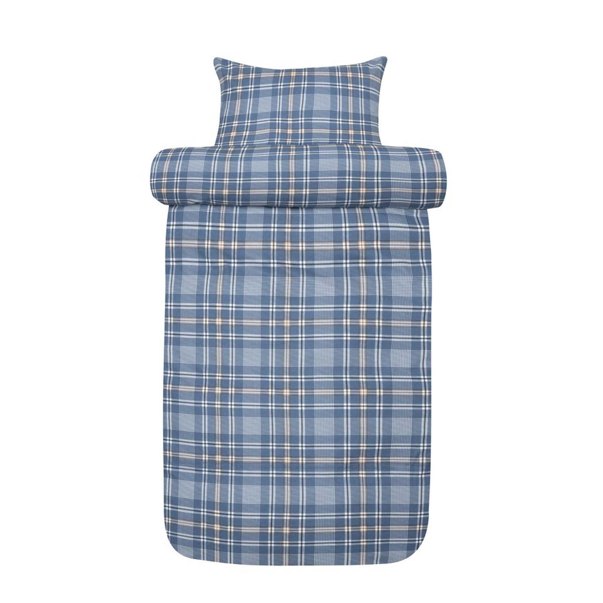 Høie Sengesett Isak Denimblå Flanell