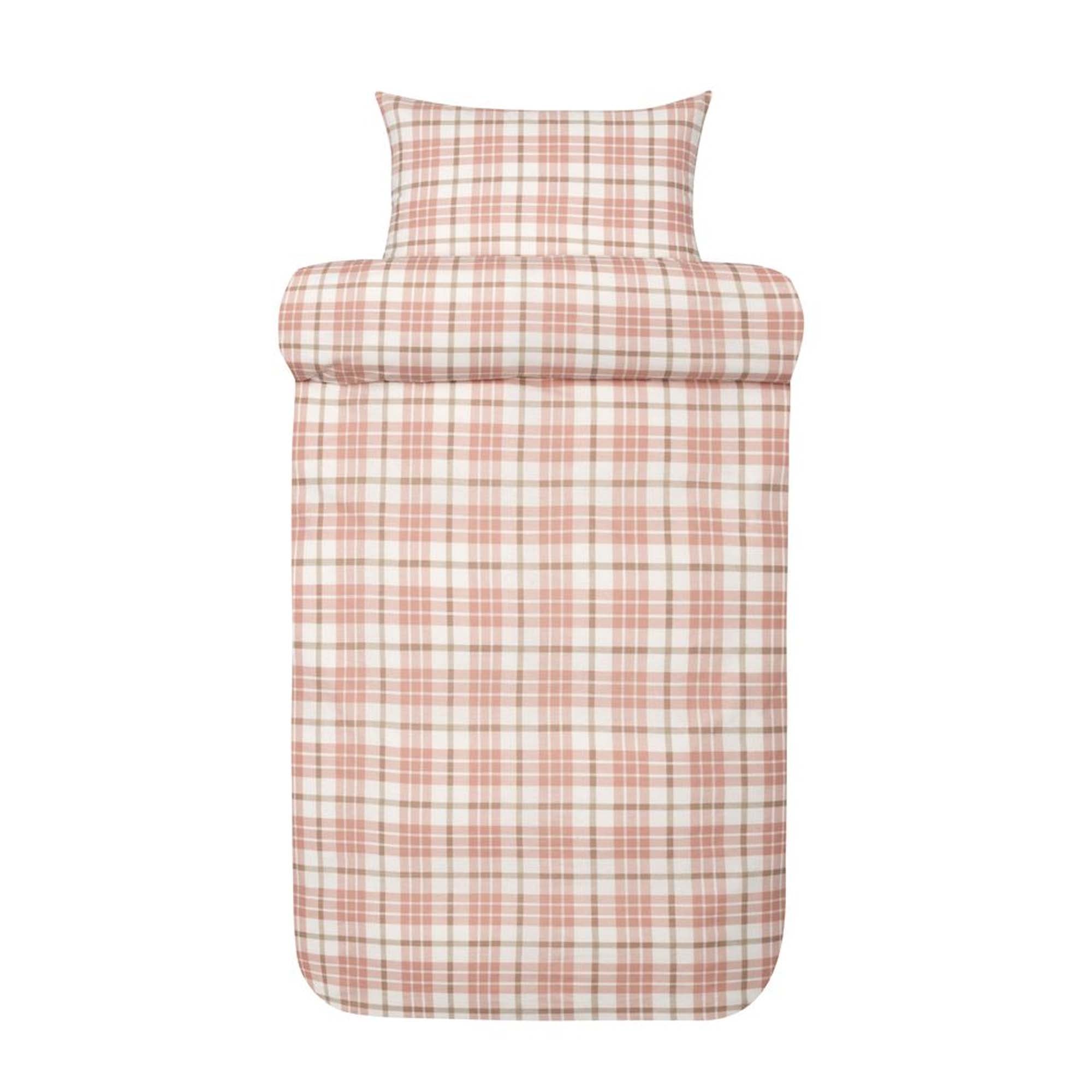 Høie Sengesett Lukas Varm Rosa Flanell