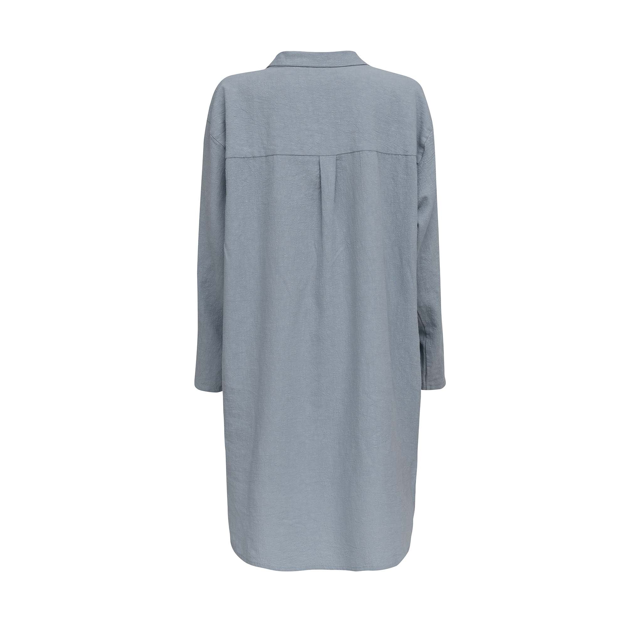 Høie Hydra Storskjorte Lys Blå