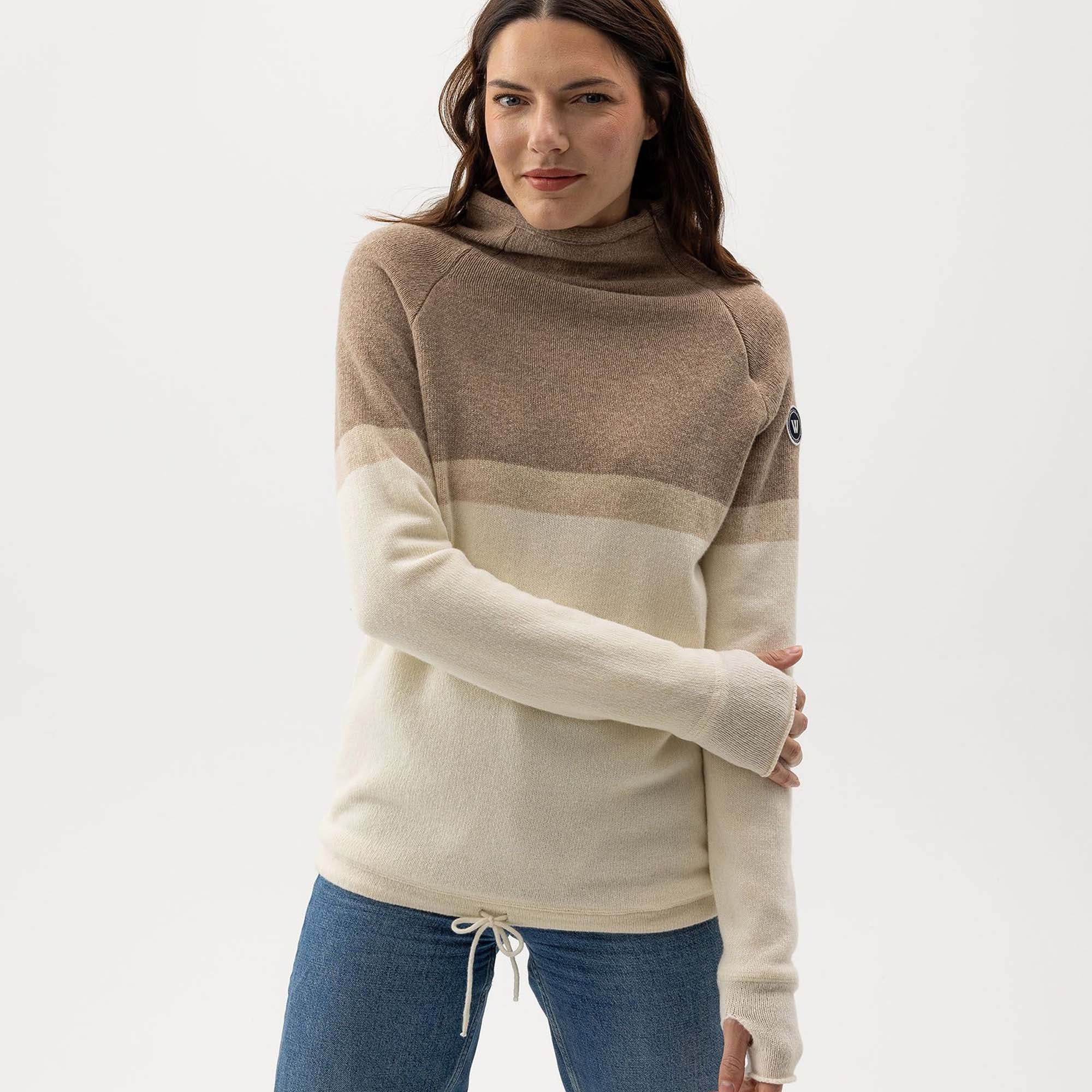 Holebrook Vindstopper Martina Khaki/Offwhite