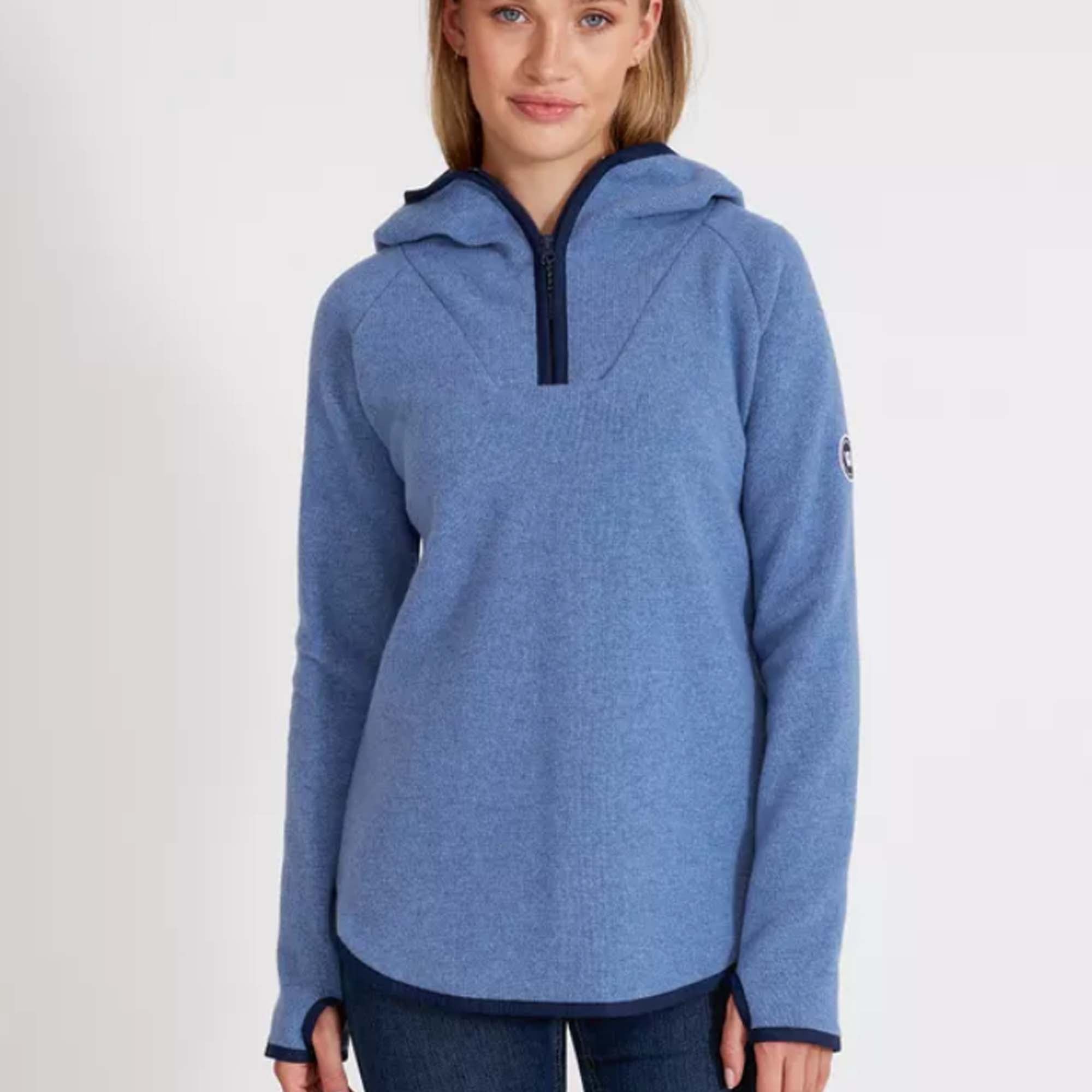 Holebrook Vindstopper Judit Hood Dove Blue