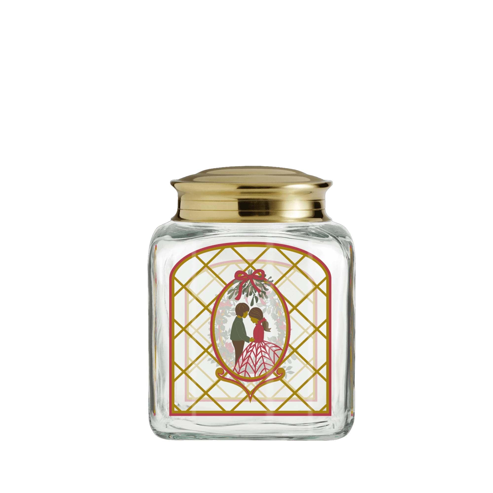 Holmegaard Julekakeglass m/Lokk 2025