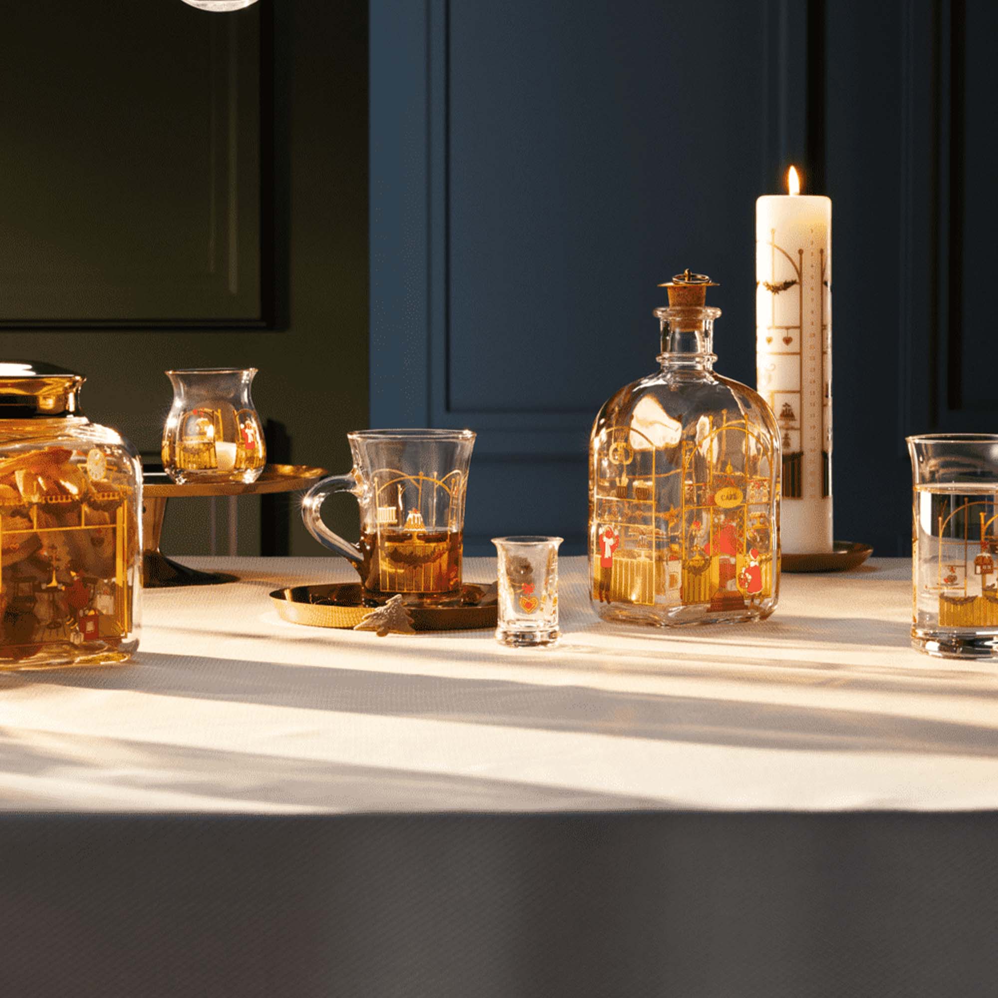 Holmegaard Glasskrus Jul 2 stk