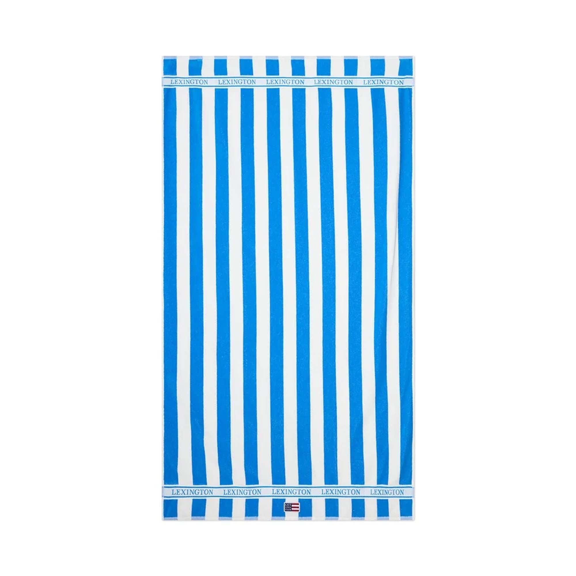 Lexington Badelaken 100x180cm Stripet 100% Bomullsfrottè