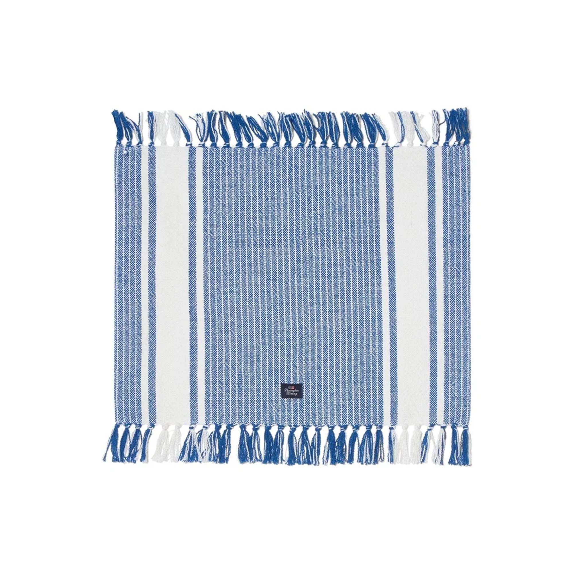 Lexington Brikke 40x50cm Blåstripet/Hvit 100% Bomull