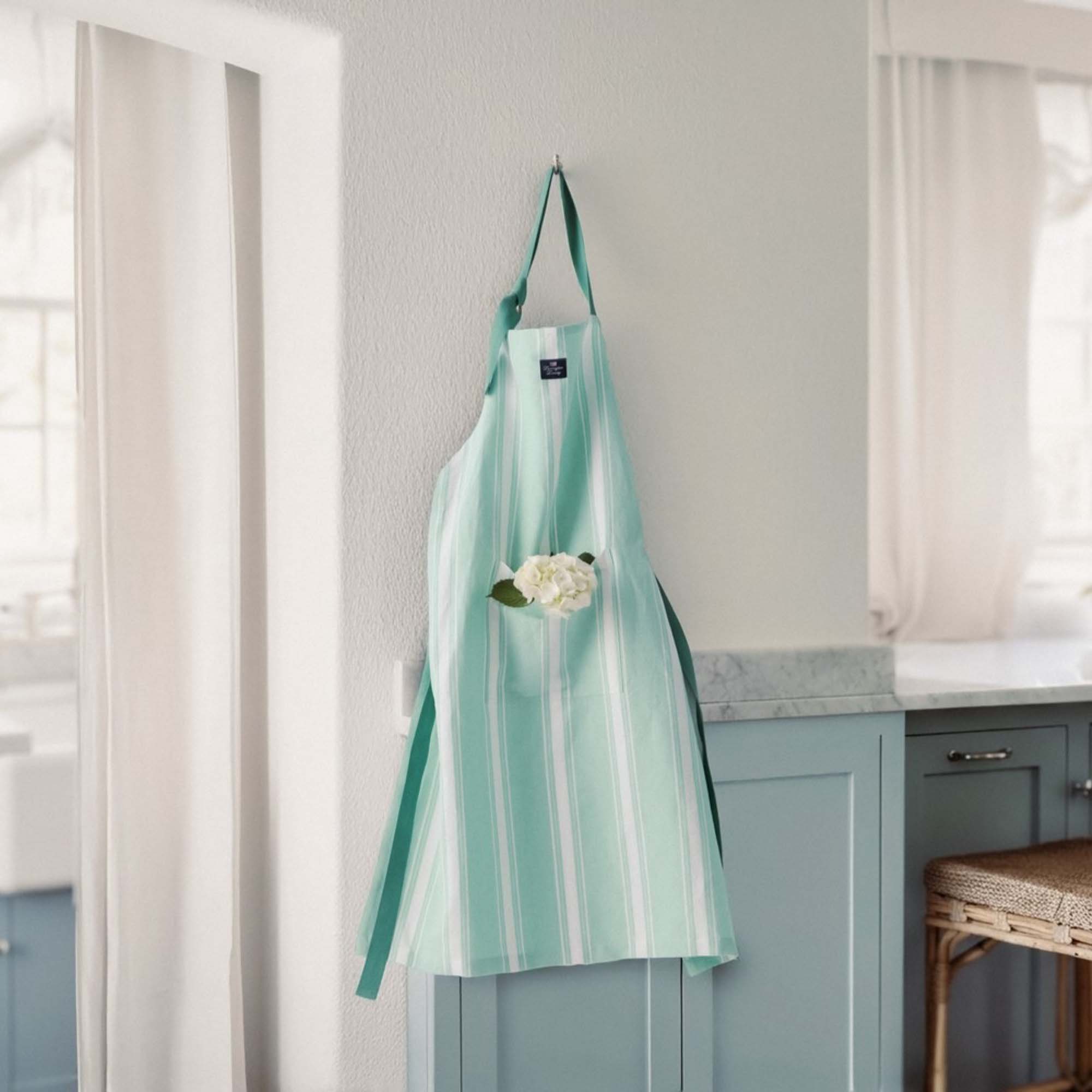 Lexington Forkle Lysgrønn stripet One Size