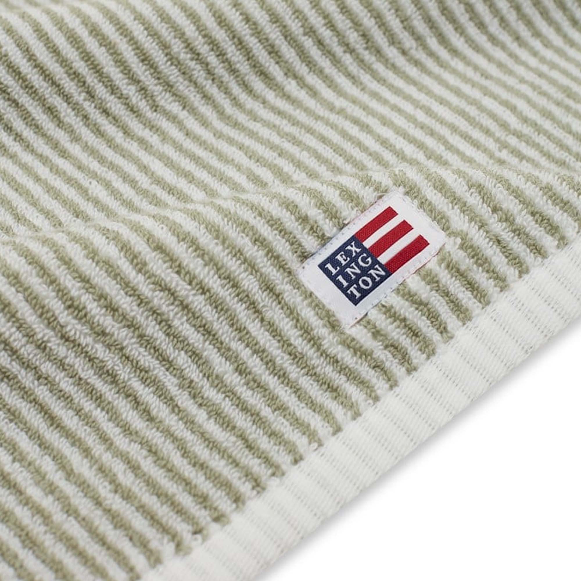 Lexington Håndkle Stripet Vintage Green