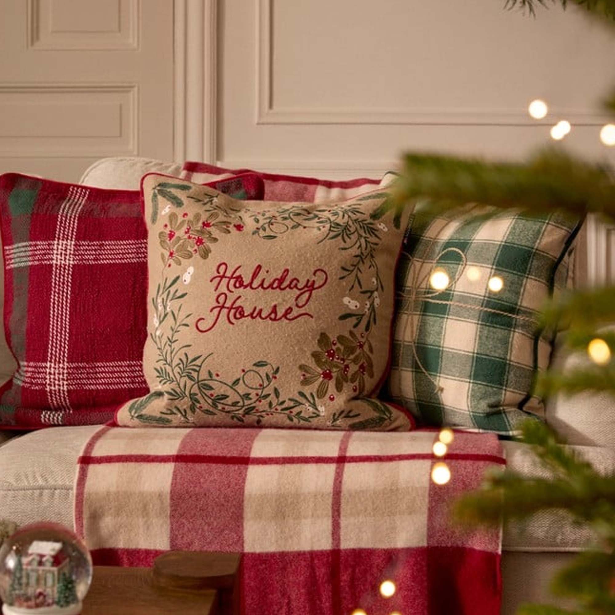 Lexington Juleputetrekk Holiday House 50x50cm