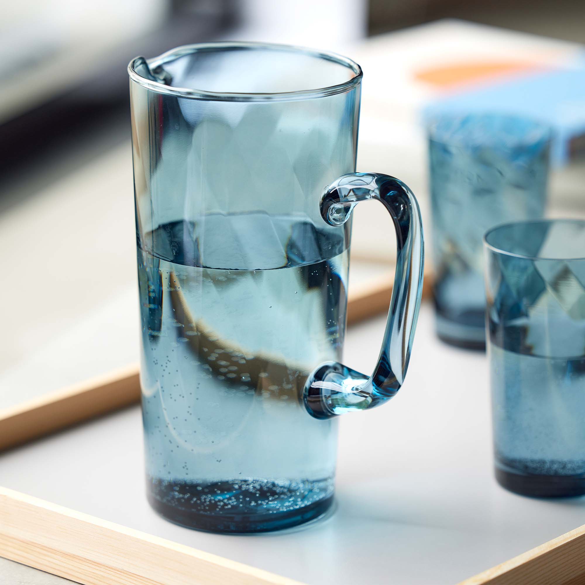 Lyngby Glas Vienna Glassmugge Blå