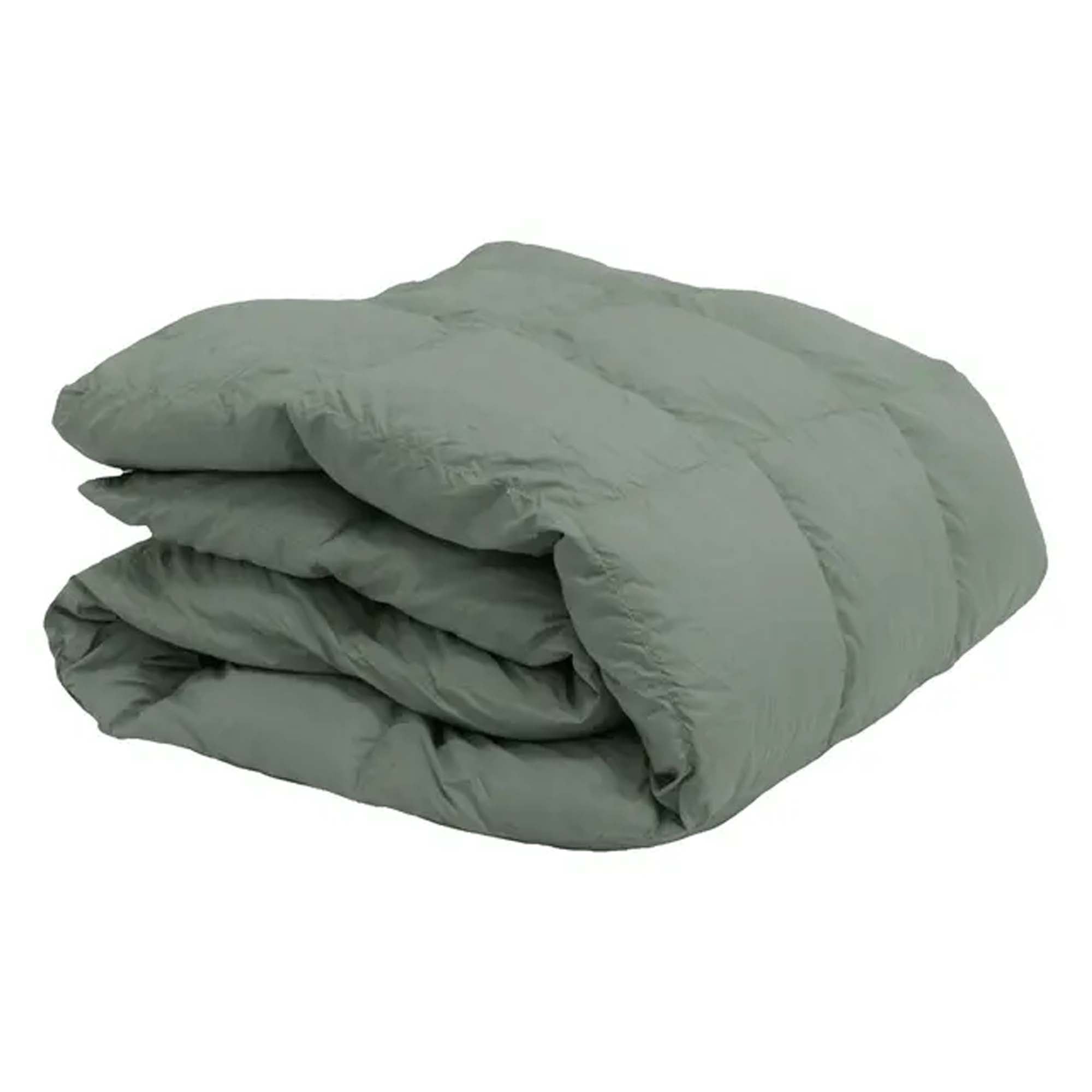 Norsk Dun Dunpledd Støvgrønn