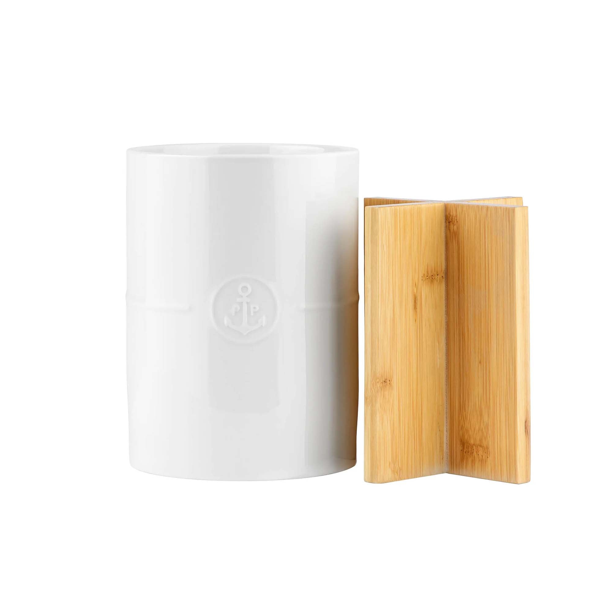 Porsgrund Porselen RedskapskrukkeHvit 13x18cm