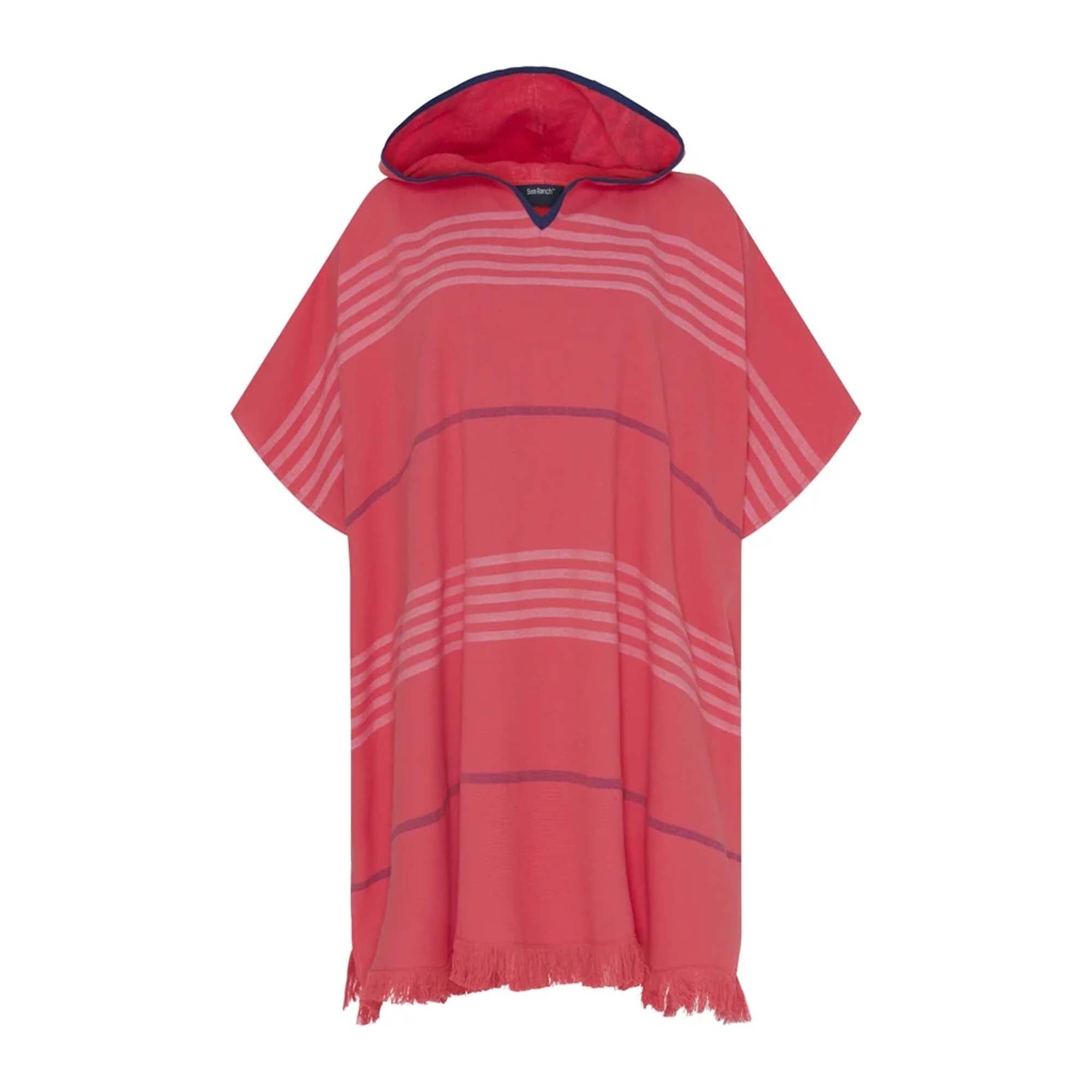 Sea Ranch Badeponcho Bringebærrød