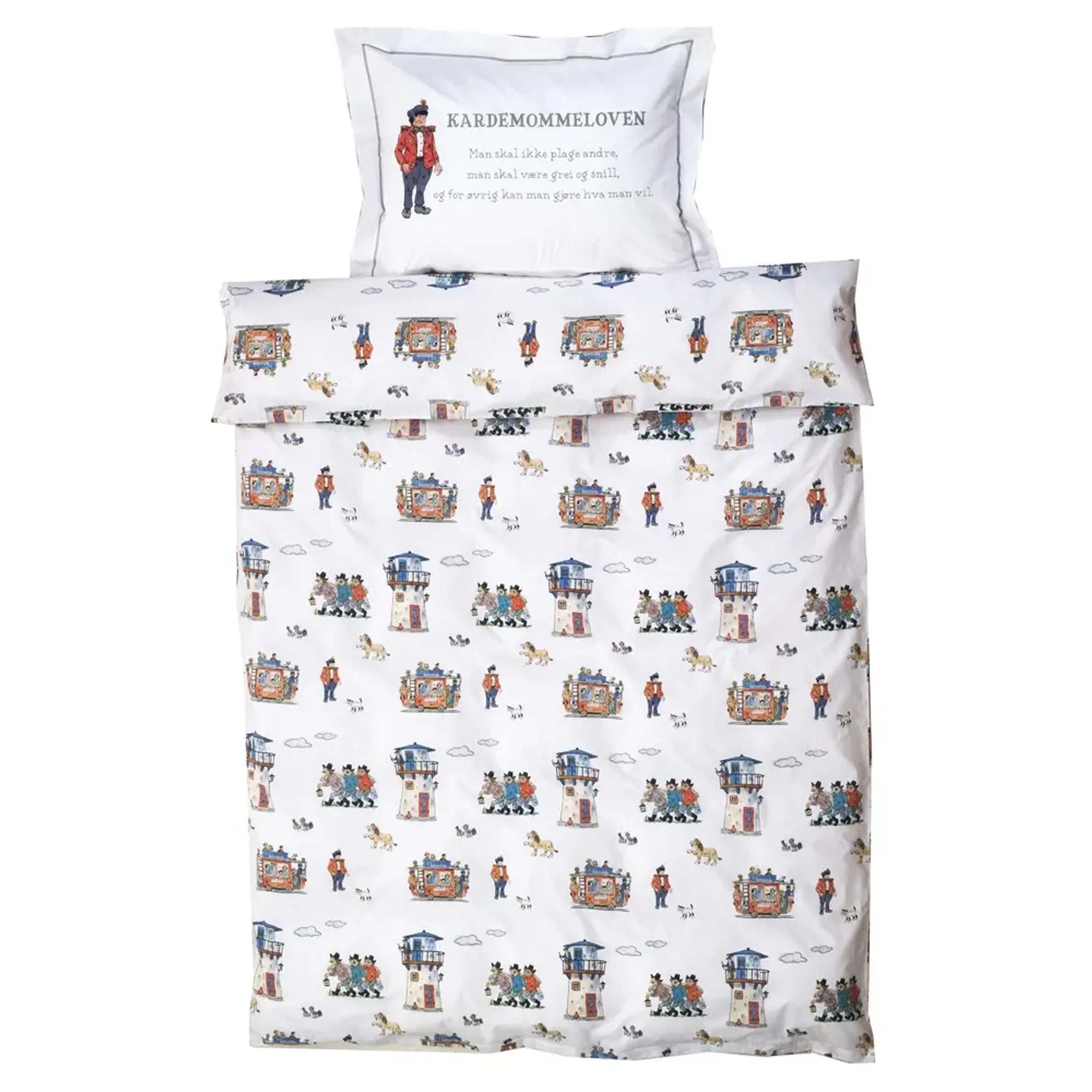 Sengesett Barn Kardemommeby  80x100/35x40cm