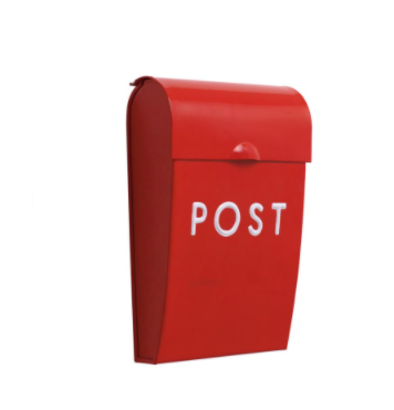 Bruka Design Mini Postkasse Rød