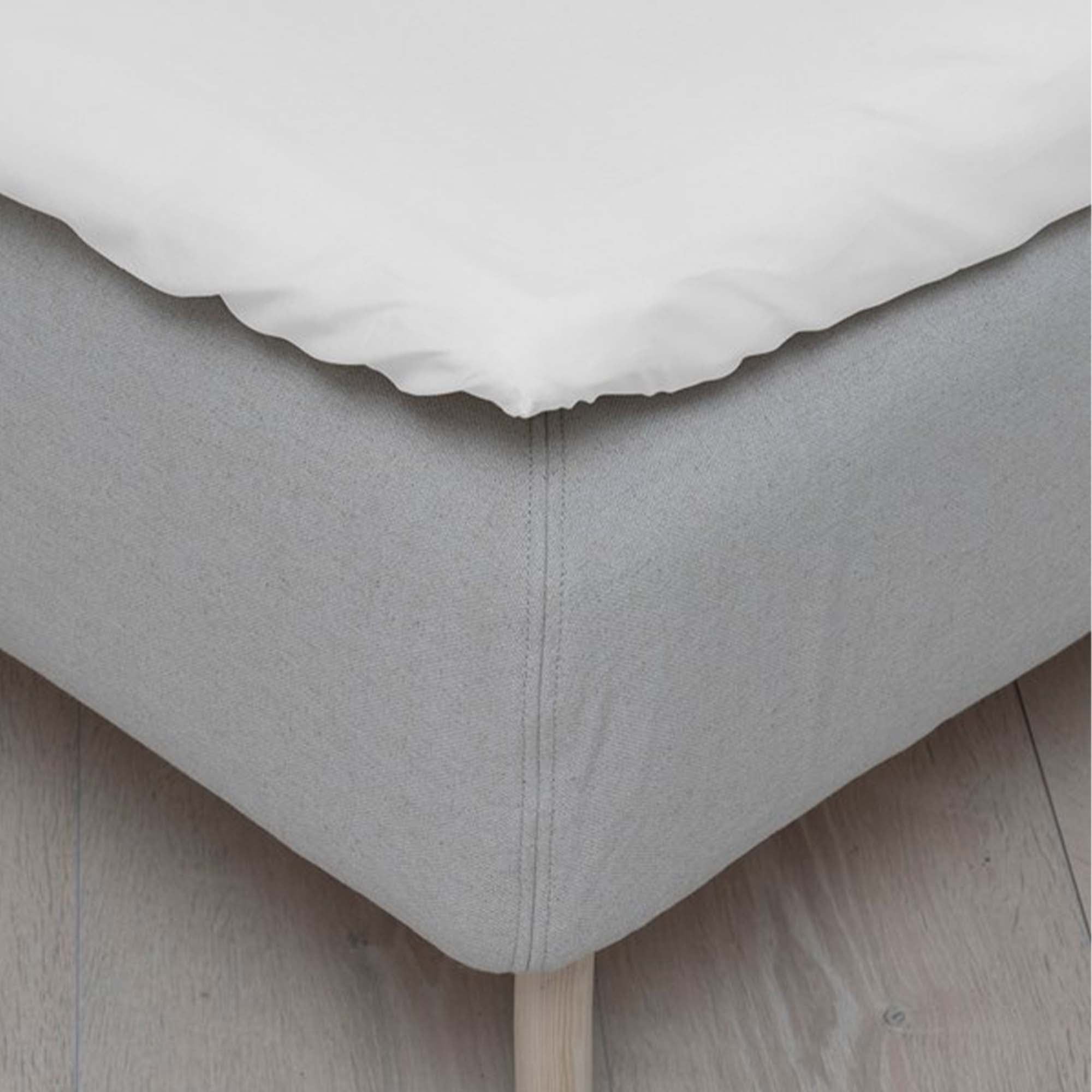 Høie Formsydd Laken Flanell - Krem