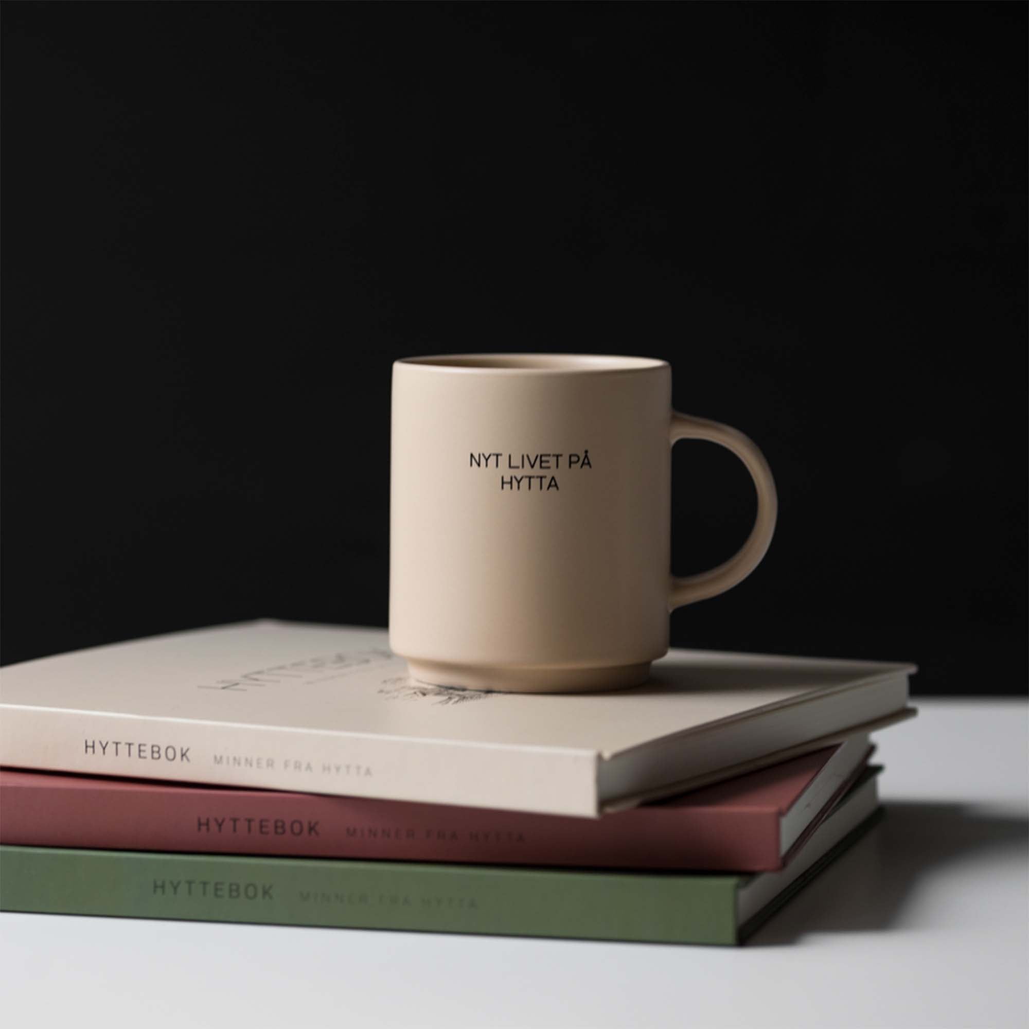 Krus m/tekst Nyt Livet På Hytta