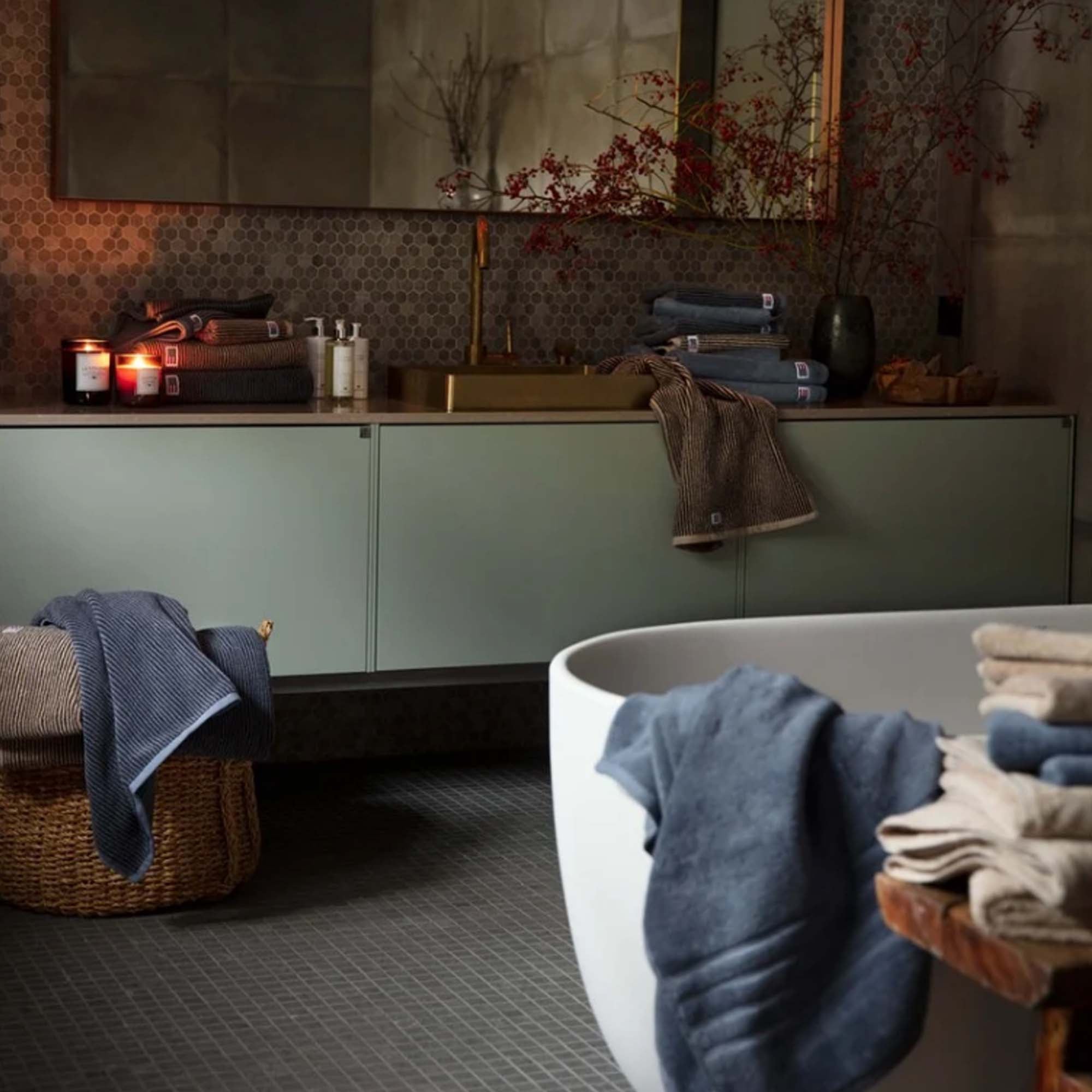 Lexington Original Bath Towel Steel Blue