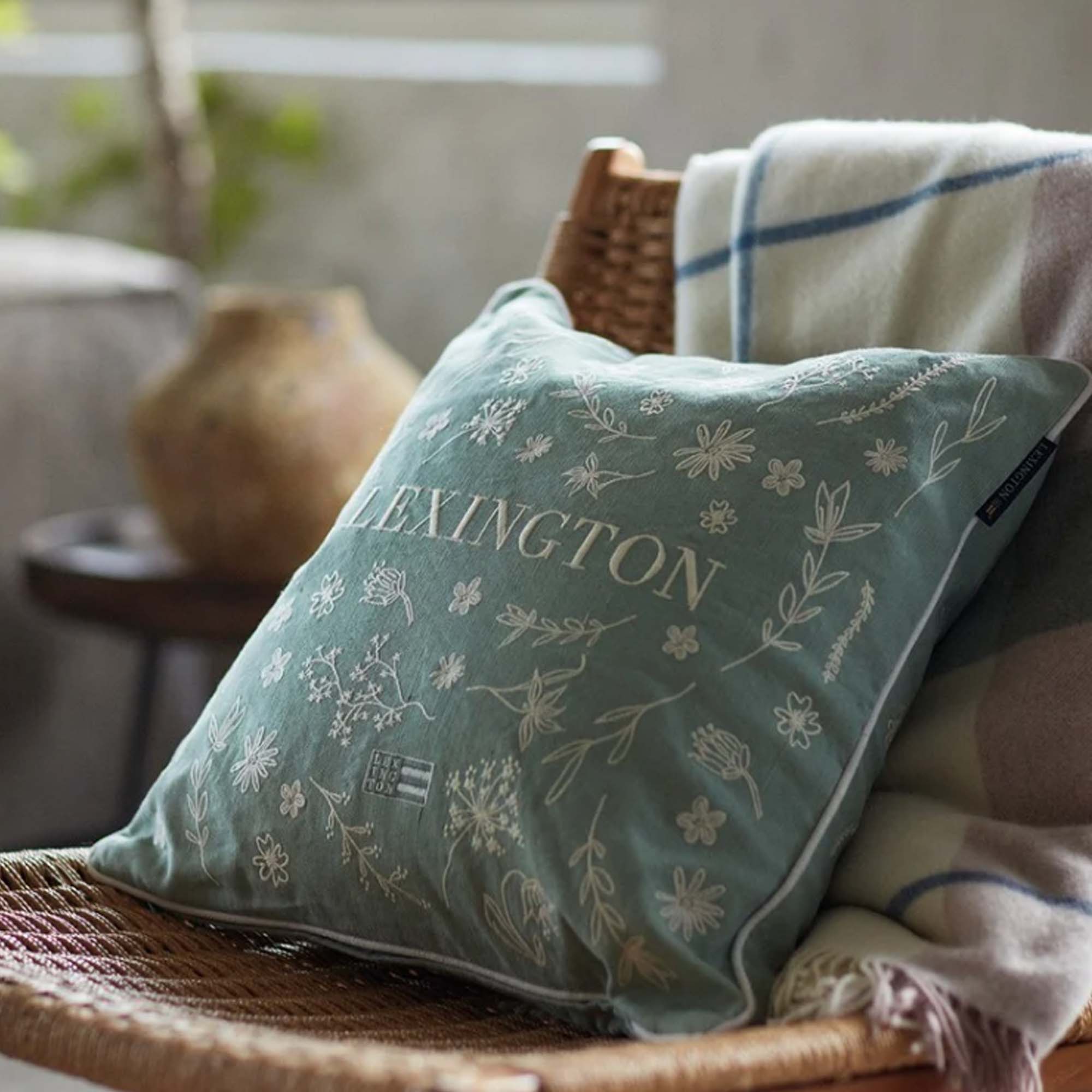 Lexington Putetrekk m/broderte blomster og logo