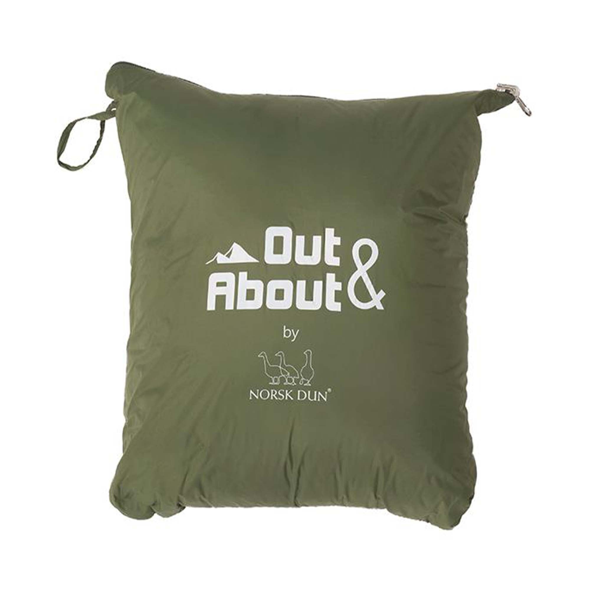 Norsk Dun Dunpledd Grønn