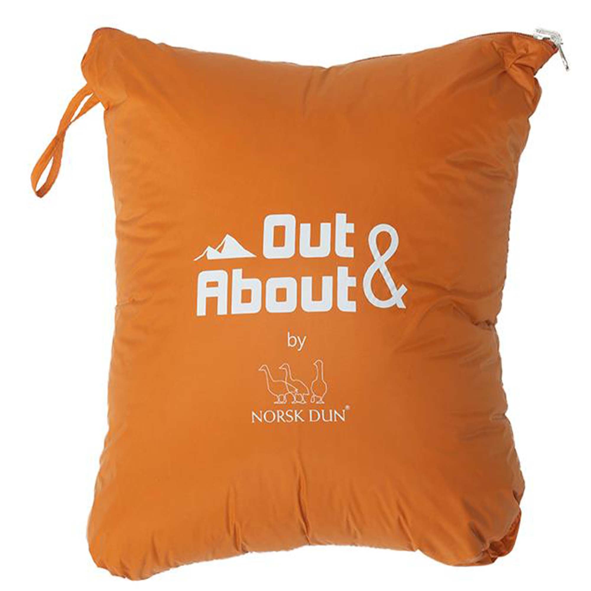 Norsk Dun Dunpledd Orange